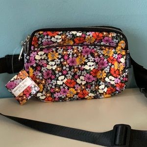 Brighton Painted Poppies Belt Bag/ Fanny Pack. New with tag.